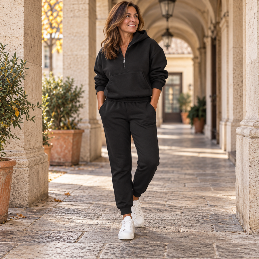 Norelia Roma – Set e Completi – look autunno-inverno su una donna adulta