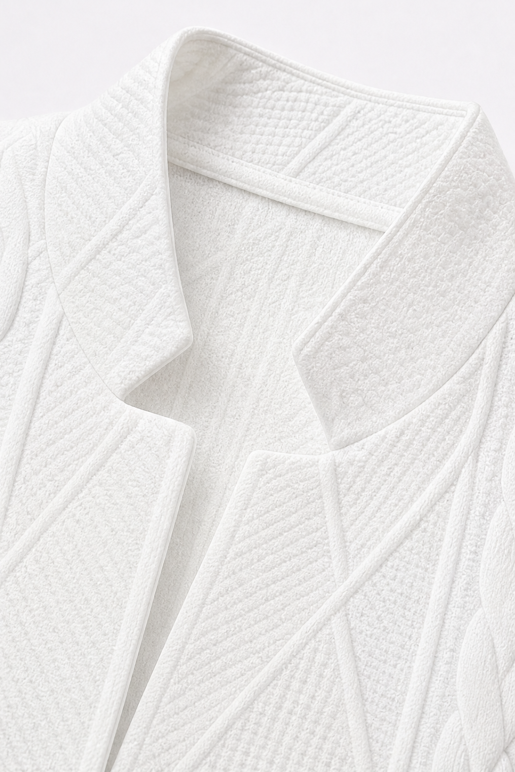 Federica | Blazer in Maglia con Collo alla Coreana